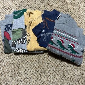 Boys 3T Dinosaur Shirt Bundle